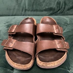 Men’s brown Arizona Birkenstocks 10/10.5 (43)